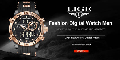 New Original FOXOBOX Brand Luxury Men Watch Military Analog Digital Watches For Men Fashion Sport Waterproof Quartz Chronograph