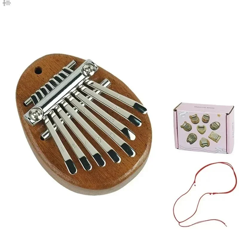 8 Key Mini Wood Kalimba High Quality Exquisite Finger Thumb Piano Marimba Musical Good Accessories Pendant Gift