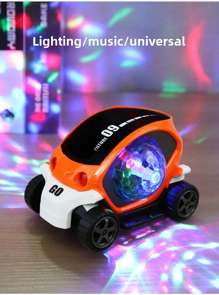 Baby Car Toys Toddler Crawling Sensory Toy Car Toys Electronic Car Tummy Time Gift for Kids 1 2 Year Old Boy Birthday Gifts
