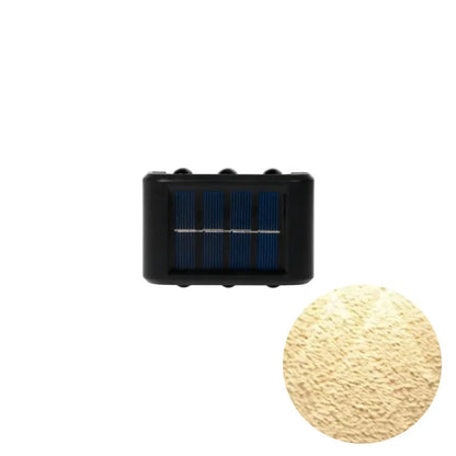 1pc 2/4/6/8/10/12LEDs Solar LED Wall Lights, Outdoor Wall Lamp For Garden, Patio, Ambient Light RELUX.STORE