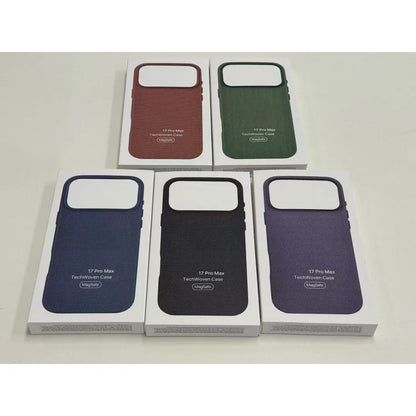 Original Apple Magsafe Techwoven Magnetic Case For iPhone 17 Pro Max 17 Air Cases Wireless Charging Full Protect Logo Cover RELUX.STORE