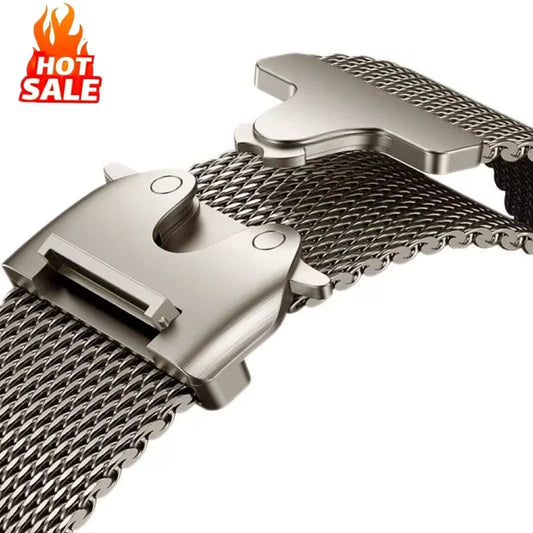 Milanese Loop Strap For Apple Watch Band Ultra 2 49mm 46mm 45mm 44mm 42mm Stainless Steel Metal for iWatch Series 10 9 8 7 6 5 4