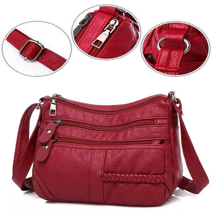 Soft Leather Shoulder Bags Multi-Layer Shopper Bag Classic Crossbody Luxury Designer Handbag and Purse RELUX.STORE