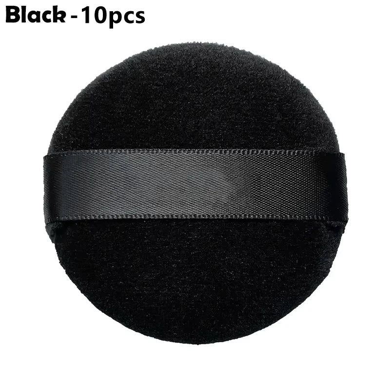 5/10Pcs Round Makeup Sponges Cosmetics Tools Soft Velvet Powder Puff Blender Sponges Facial Foundation Puffs Make Up Accessories RELUX.STORE