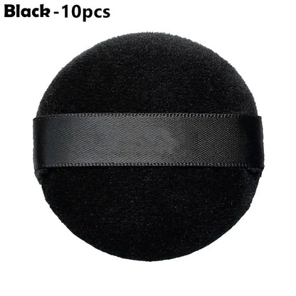 5/10Pcs Round Makeup Sponges Cosmetics Tools Soft Velvet Powder Puff Blender Sponges Facial Foundation Puffs Make Up Accessories RELUX.STORE