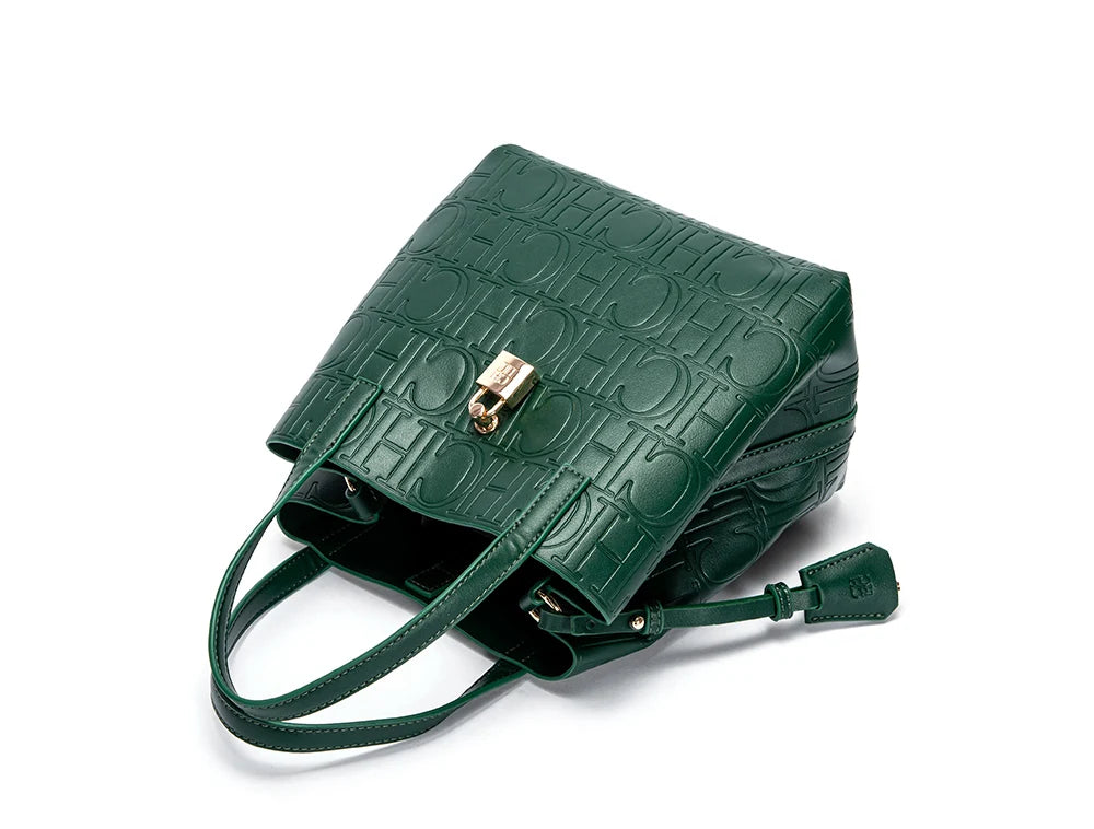 Classic Simple Solid Color Women's New 2024 Large Capacity Handbag Letter Element Women's Handbag RELUX.STORE