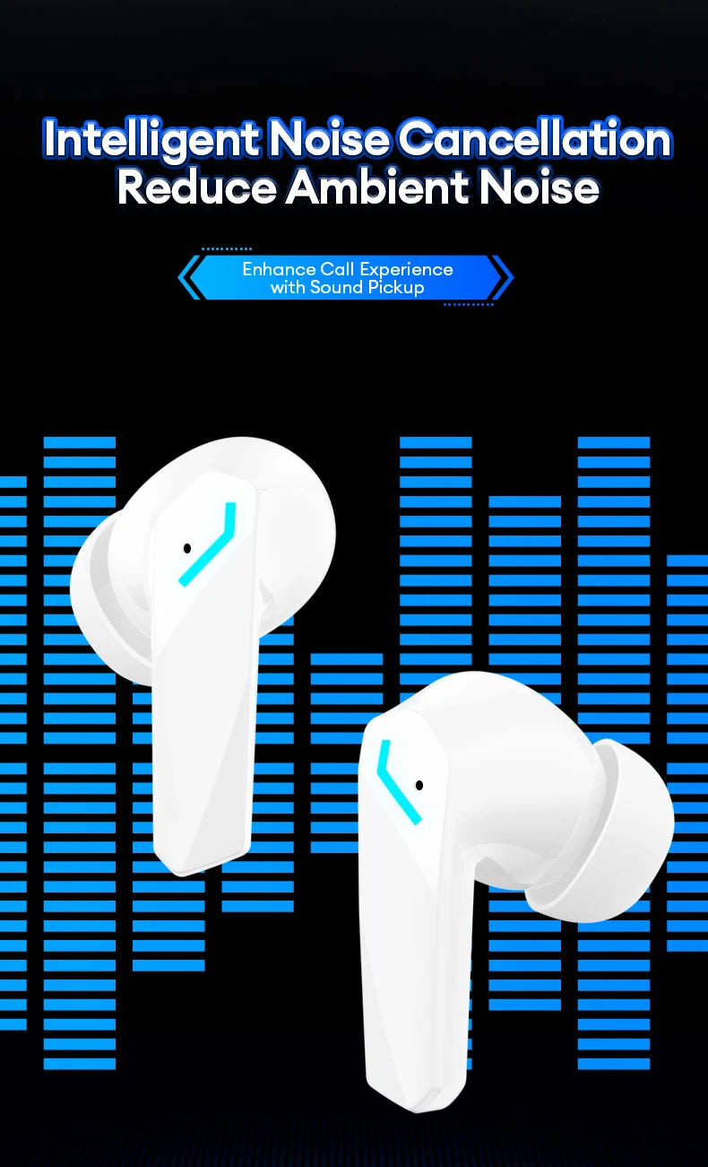 Lenovo GM2 Pro Wireless Headphones Touch Control Game Bluetooth Earphones Noise Reduction HiFi Stereo Music Sport Earbuds Choice RELUX.STORE