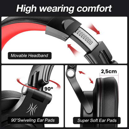Oneodio Fusion A70 Wireless Bluetooth Headphones Bluetooth 5.2 Headphones Hi-Res Audio Over Ear 72H Playtime Professional Stud RELUX.STORE