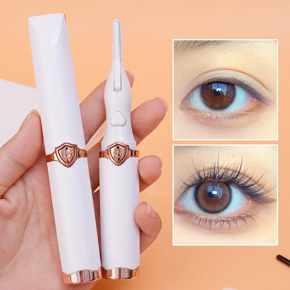 Naturally Curled Electric Eyelash Curler Intelligent Temperature Control Styling Make Up Eyelashes Curl Lasting Lash Curler Tool RELUX.STORE