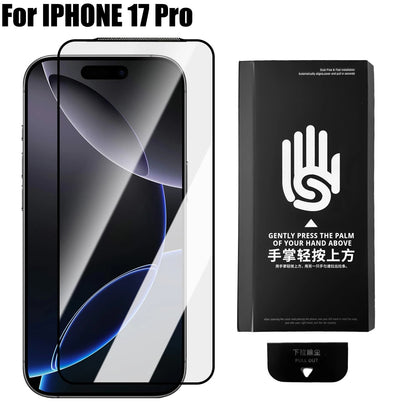 1-3Pcs For iPhone 17 Air Pro Max Tempered Glass Screen Protector One Hand Easy Install Kit Clear HD Protective Film for iPhone17 RELUX.STORE
