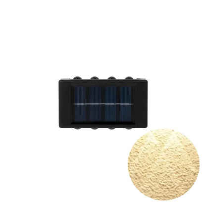 1pc 2/4/6/8/10/12LEDs Solar LED Wall Lights, Outdoor Wall Lamp For Garden, Patio, Ambient Light RELUX.STORE