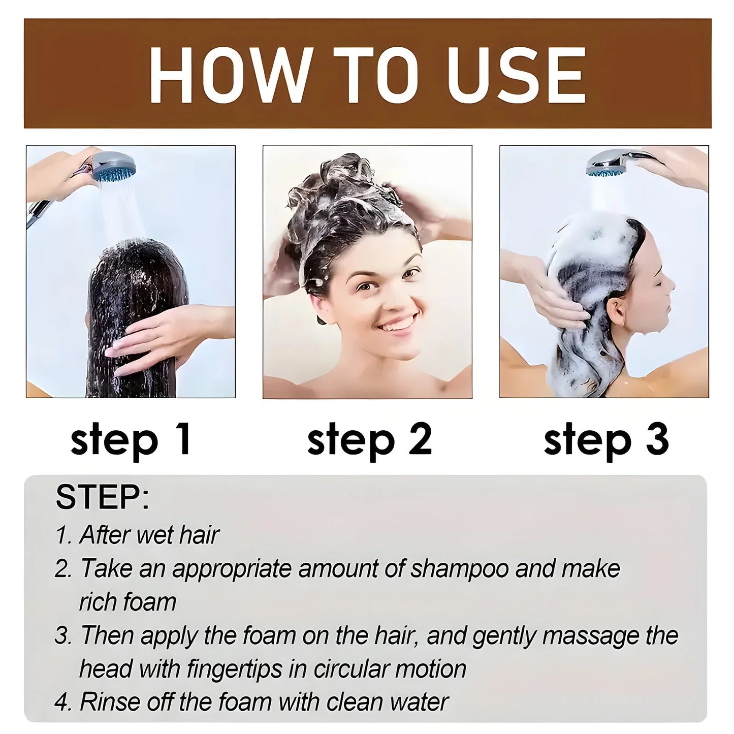 Biotin hair Growth shampoo anti-hair loss treatment for men and women rapid thickening and re-oil beauty health RELUX.STORE