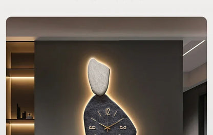 Living Room Wall Clock Decor Light Luxury Unique Wall Clock Large Modern Design Silent Aesthetics Reloj De Pared Wall Decor