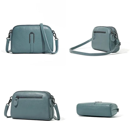 Genuine Leather Shoulder Bag Luxury Women's Handbags Bag for Woman 2024 Female Clutch Phone Bags Casual Crossbody Messenger Bags