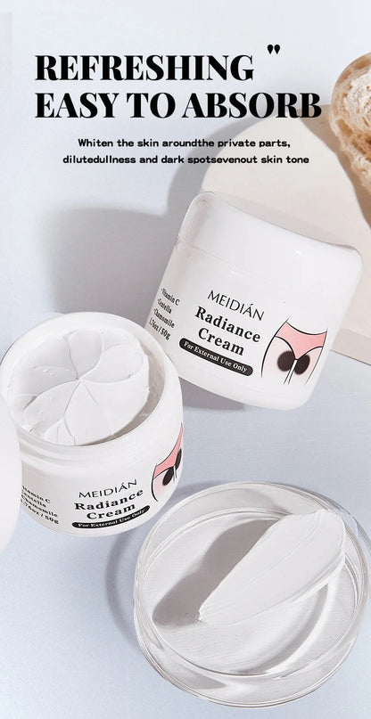 MEDIAN Radiance Cream For Body Brightening Elbows Knees Underarms Dark Spot Corrector Vitamin C Moisturizing Korean Skincare RELUX.STORE