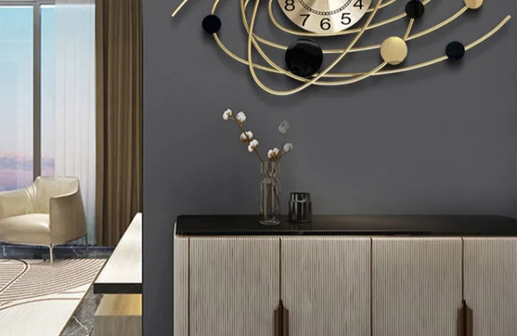 Wall Clock 6.6 Inches Luxury Living Room Modern Wall Clocks Aesthetic Elegant Stylish Kitchen Clock Big Size Decoration Home RELUX.STORE