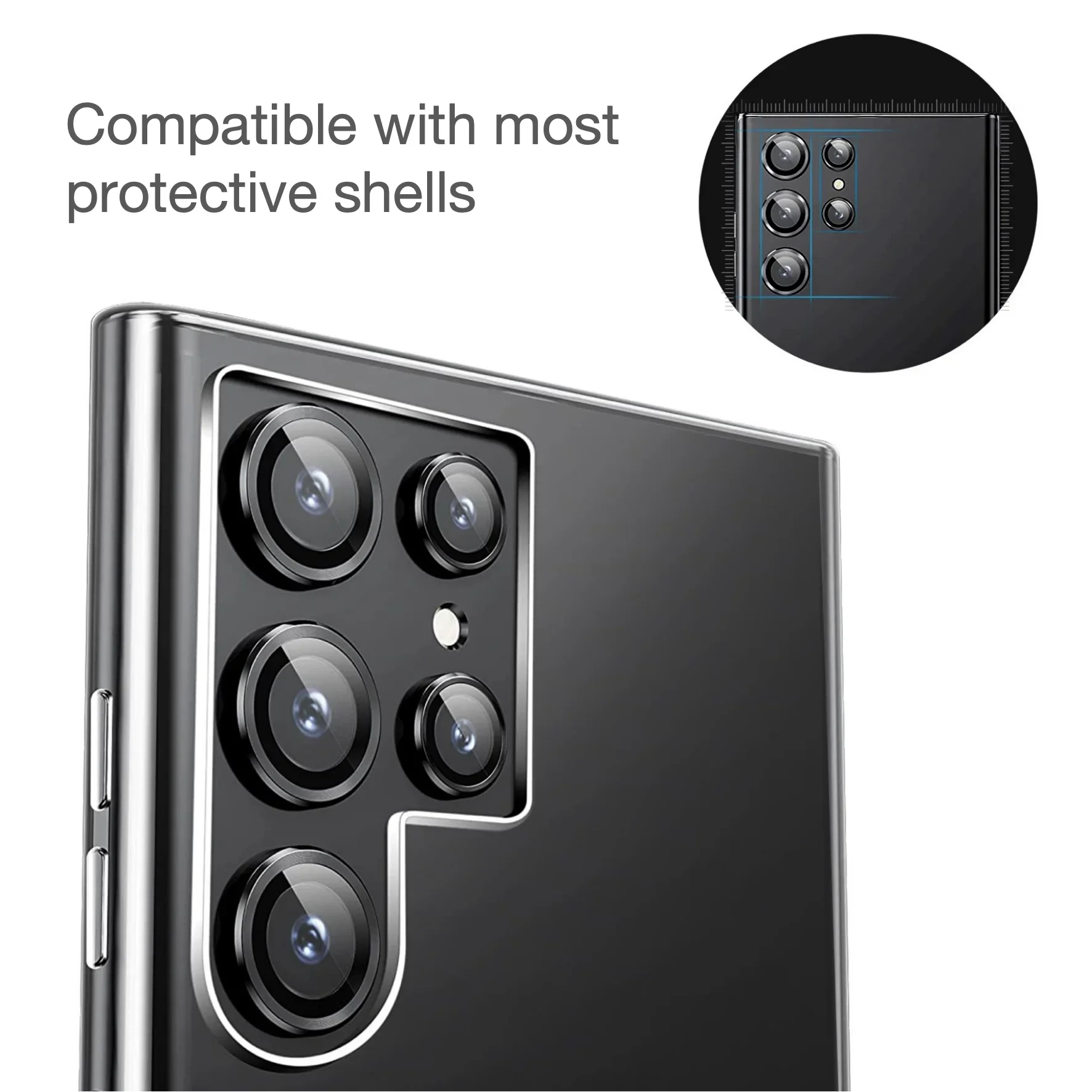 Senior Camera Tempered Glass Lens Protector For Samsung Galaxy S25 Plus S25 S24 Ultra Maximum Protection Lens Film RELUX.STORE