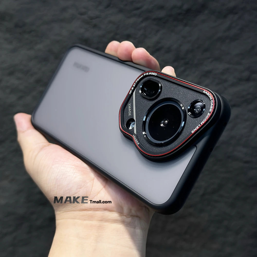 Case For Huawei Pura 80 Ultra 70 Pro Plus Luxury Matte Armor Lens Back Cover For Huawei Pura 80Pro P70 Shockproof Bumper Funda RELUX.STORE