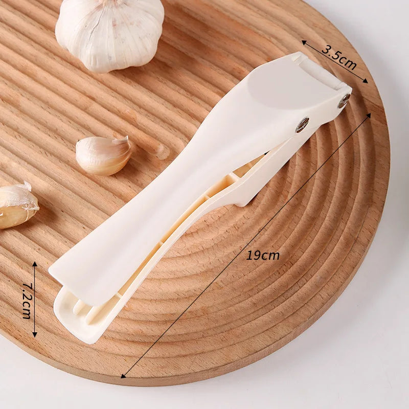 2-in-1 Multifunctional Garlic Press For Pressing Mash Garlic And Sliced Garlic Vegetable Squeezer For Home Cooking Masher Tool