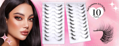 1 Pair Reusable Magnetic Eyelashes Tweezers Set Faux Mink Lashes Handmade 3D Natural False Eyelashes and Magnetic Tweezers Set RELUX.STORE