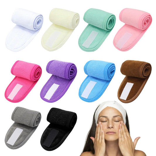 Eyelash Extension Headband Makeup Eyelash Extension Supplies Lashes Accessories Face Washing Bath SPA Facial Adjustable Headband RELUX.STORE