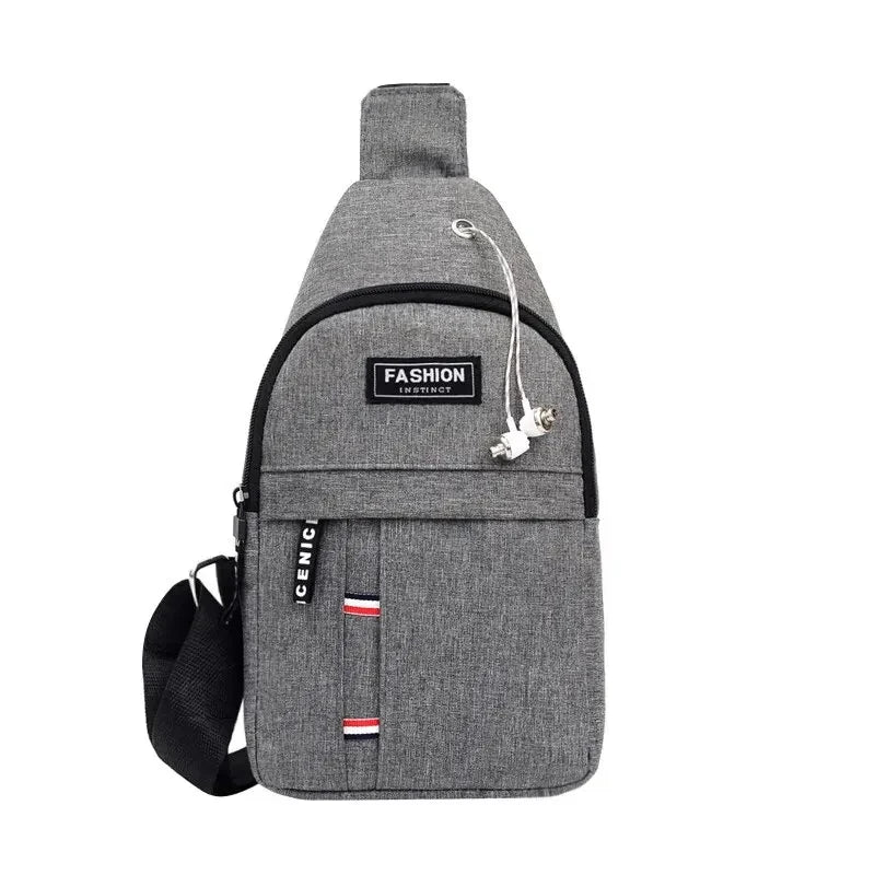 Fashionable and Trendy Lightweight Single Minimalist Shoulder Crossbody Bag for Men with Large Capacity for Leisure and Sports RELUX.STORE