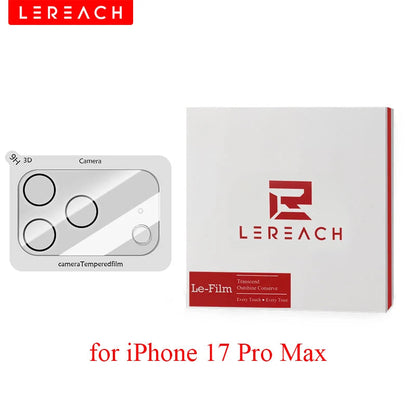 Lereach Tempered Glass Camera Lens Protector for iPhone 17 Pro Max / Air / 17 Pro Scratch Resistant High Transparency RELUX.STORE