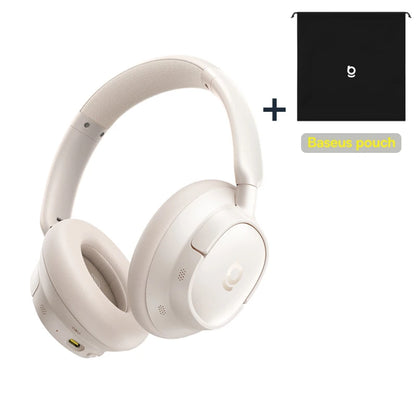 Baseus EH10 NC ANC Wireless Headphones 45dB Adaptive Hybrid Noise Cancelling Headsets Hi-Res LDAC Headphone Bluetooth 6.0 80Hrs