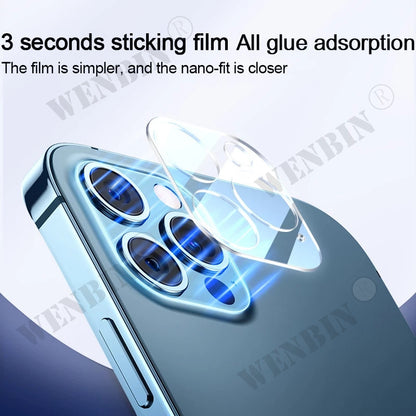 Camera Lens Protector Glass For iPhone 17 16 15 14 Pro Max 13 12 11 Pro Max Plus Full Cover Protective Glass For Camera Film RELUX.STORE