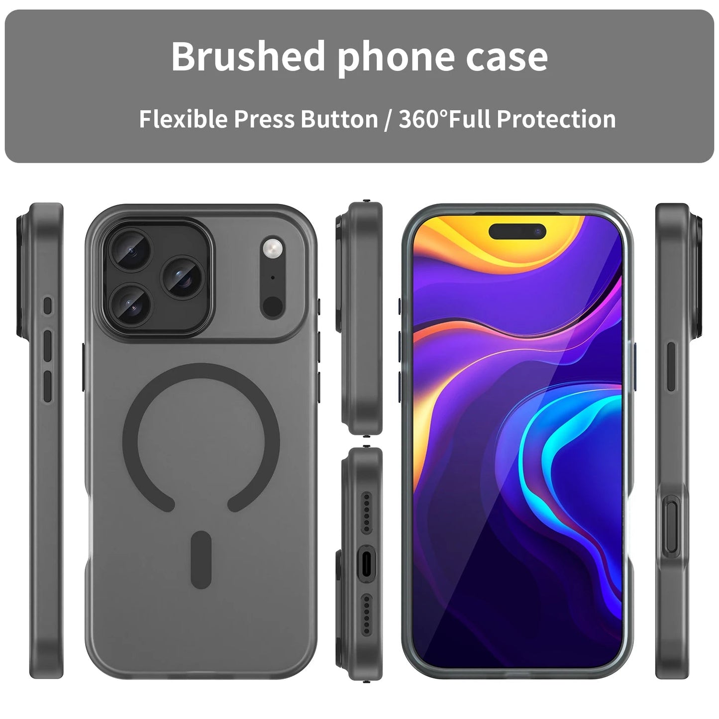 Luxury Ultra Thin Soft Silicone Magsafe Case For iPhone 17 Pro Max 17 Plus 17 Pro 17 promax Wireless Charge Magnetic Jelly Cover RELUX.STORE