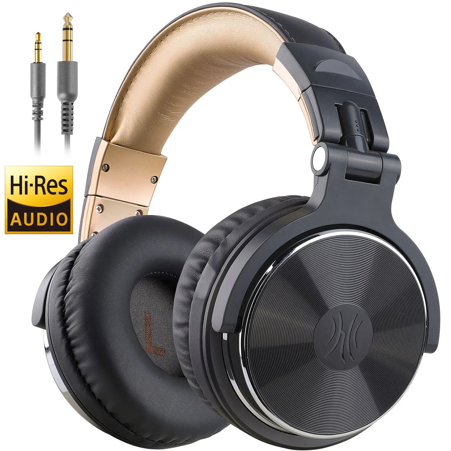 Oneodio Studio Wired Headphones Over Ear Hi-Res Audio Wired Headset With Microphone Studio DJ Stereo Headphones 3.5mm/6.35mm RELUX.STORE