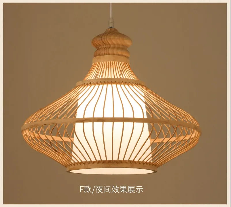 Nordic Chandelier Pendant Lights Lustre Bamboo Luxury Chandelier Pendant Lights Home Decoration Indoor Lighting Las Luces LLPL