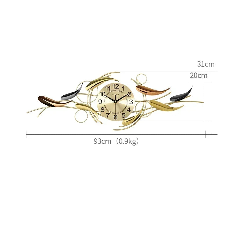 Minimalist Design Wall Clocks Creative Silent Fashion Wall Watch Aesthetic Large Art Mural Horloge Murale Home Decoration