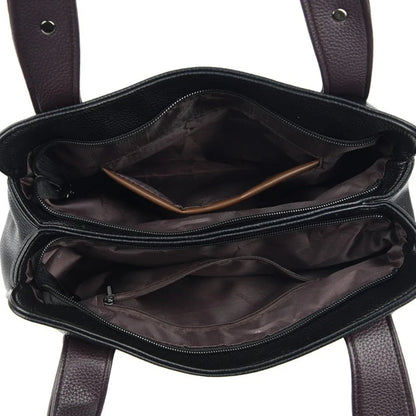 High Quality Soft Leather Handbags for Women Vintage Shoulder Tote Bag Luxury Designer Ladies Large Capacity Top-Handle Bags Sac RELUX.STORE