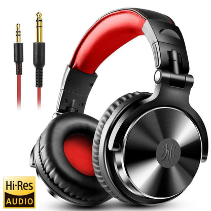Oneodio Wired Headphones Professional Studio DJ Headphone With Microphone Over Ear Hi-Res Headset Monitoring For Music Phone RELUX.STORE