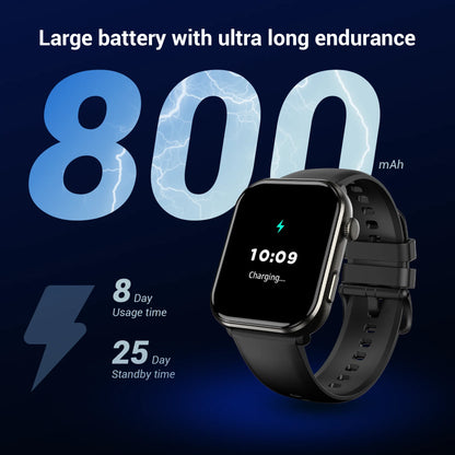 2025 Blackview R60 Bluetooth Call Smartwatch for Men Women 1.96'' AMOLED HD Screen Blood Oxygen Health Monitoring Fitness Watch