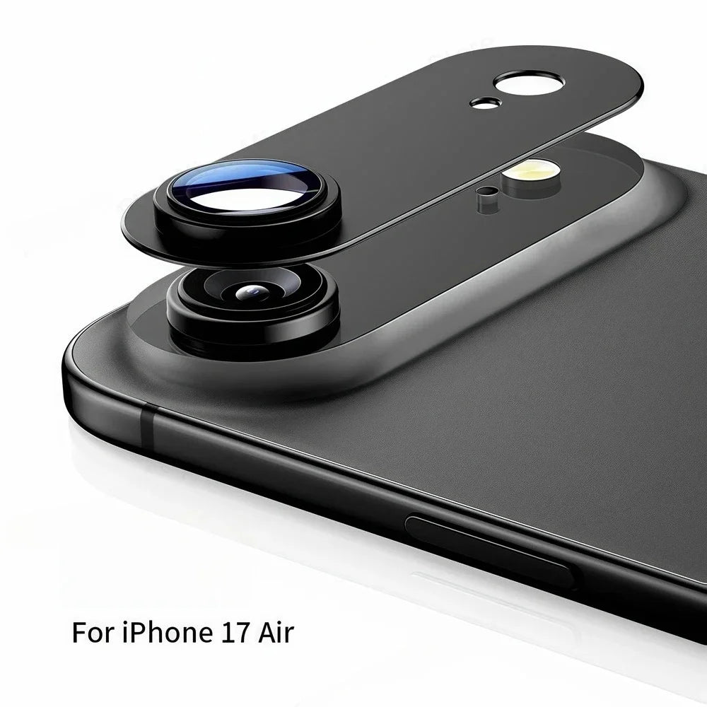 1Set HD Metal Ring Tempered Glass Lens Protector Film For IPhone 17 Air Pro Max Anti-scratch Back Camera Cover Phone Accessorios RELUX.STORE