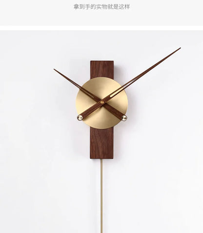 Minimalist clock living room home wall clock modern simple wall hanging