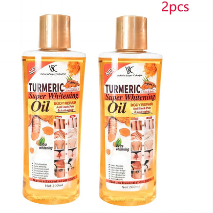 Turmeric Essential Oil Facial Body Massage oil Moisturizing Diffuser Aromatherapy Brightening Smoothing Body Face Skin Care 200m RELUX.STORE