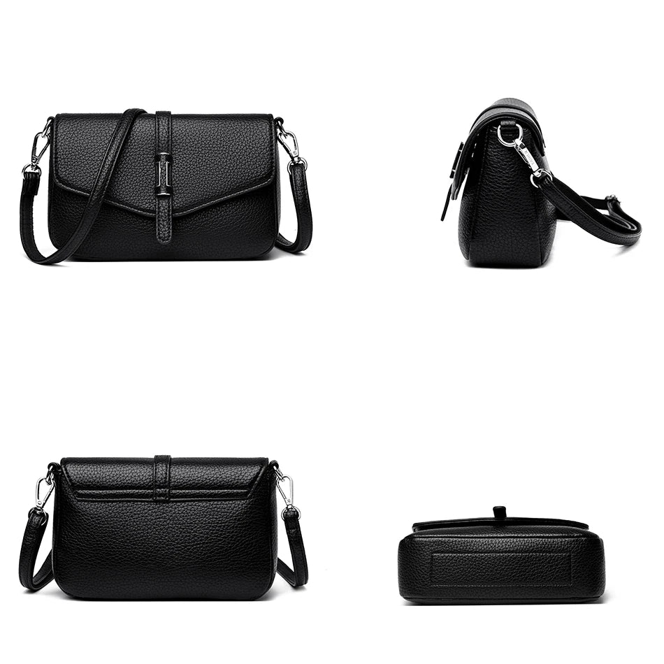 Fashion Luxury Leather Mini Backpack for Women, Small Retro Phone Crossbody Bag, Elegant Shoulder Purse, Trendy Designer Handbag RELUX.STORE