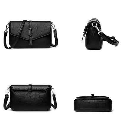 Fashion Luxury Leather Mini Backpack for Women, Small Retro Phone Crossbody Bag, Elegant Shoulder Purse, Trendy Designer Handbag RELUX.STORE