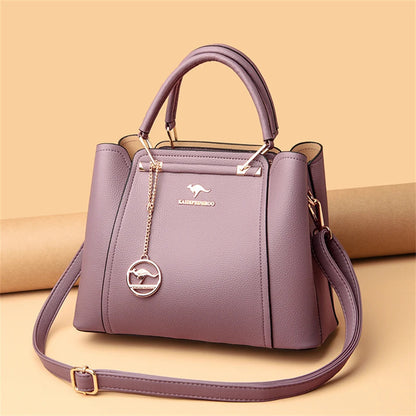 2024 Luxury Women Designer 3 Layers Shoulder Crossbody Sac Ladies Large Capacity Leather Handbags Shopper Brand Messenger Totes RELUX.STORE