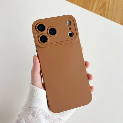2025 New 20 color choices liquid silicone phone case for iPhone 17 16 15 Pro Max Plus full shockproof TPU soft bumper cover RELUX.STORE
