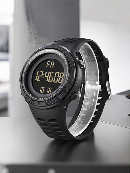 Men's sports watch, outdoor mountaineering and running digital countdown electronic men's watch, student's first choice LED cloc