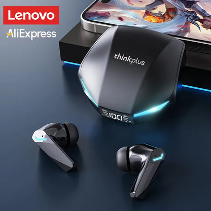 Lenovo XT53 Wireless Upgrade Bluetooth 5.4 Earphones Ultra Long Endurance Low Latency Gaming Headset LED Digital Display Earbuds RELUX.STORE