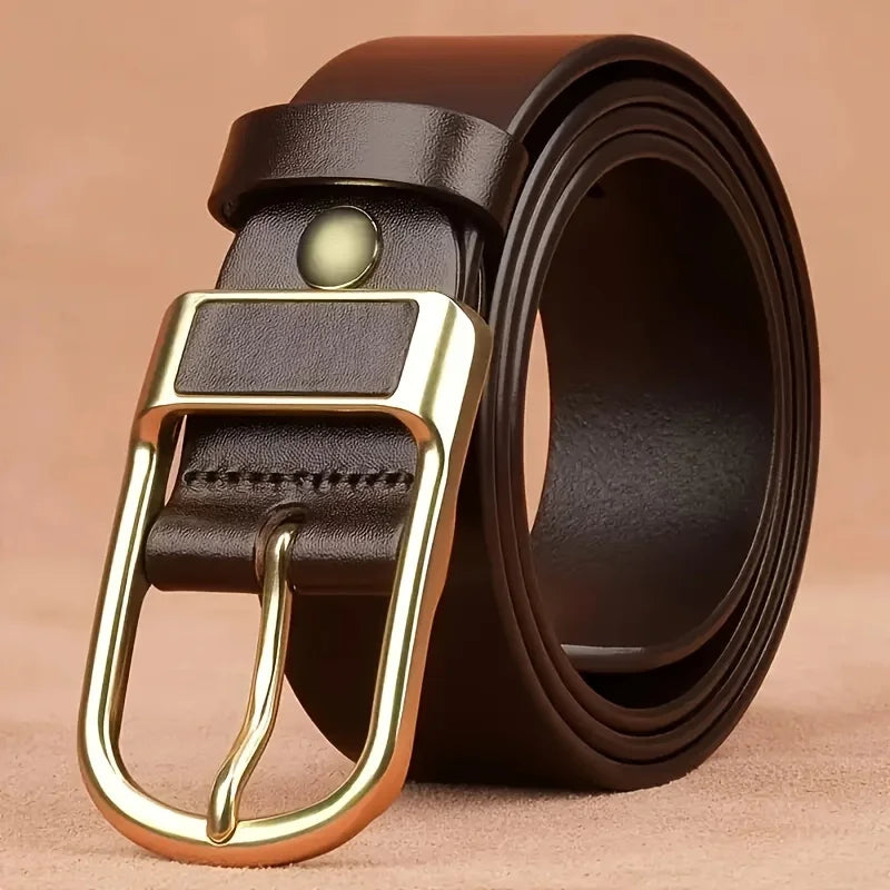 Men's Trendy Casual Belt For Men Coboy Style Belts Pin Buckle Belt Jeans Retro Belt Business Casual Belt RELUX.STORE