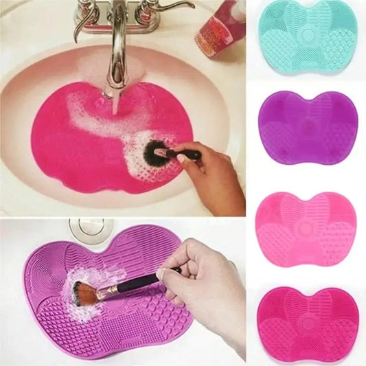 Silicone Brush Cleaner Cosmetic Make Up Washing Brush Gel Cleaning Mat Foundation Makeup Brush Cleaner Pad Scrubbe Board RELUX.STORE