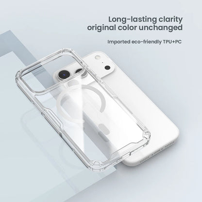 For iPhone 17 Pro Max / 17 Air Nillkin Magnetic Case TPU Soft Ultra Clear Magsafe Phone Case Back Cover Protection For iPhone 17 RELUX.STORE