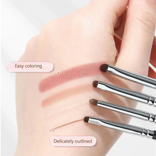 Small Angle Precise Detail Eyeshadow Brush Soft Horse Hair Eyelid Highlighter Lying Silkworm Makeup Brushes Eyes Make Up Tools RELUX.STORE
