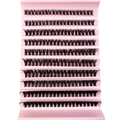Faux Mink Eyelashes 540Cluster C Curled 9-16mm Mixed Natural Eyelash Extension 3D Russian Strip Personal Eyelash Makeup Tool RELUX.STORE